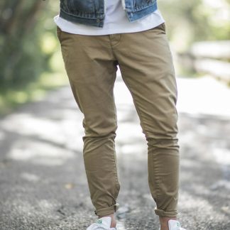 613H8Hg Men's Straight Fit Chino Pants — Cotton Twill